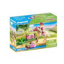 Playmobil 70521 la cavalière et son poney beige