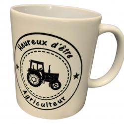 Mug " heureux d'être agriculteur"